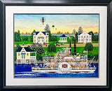 Jane Wooster Scott In the Heart of Dixie Framed Hand Signed Serigraph Art