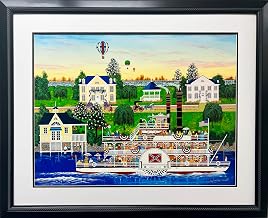 Jane Wooster Scott In the Heart of Dixie Framed Hand Signed Serigraph Art