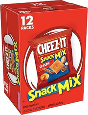 Cheez-It Snack Mix, Lunch Snacks, Office and Kids Snacks, Classic, 36oz Case (4 Boxes)