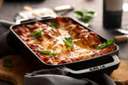 Cast Iron Oven Dish by STAUB – 38 x 20 x 7 cm, 3.15 liters, Cast Iron, Black, Model 40510-323-0