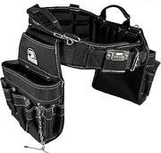 Gatorback B240 Professional Electrician Tool Belt Combo, Small | Patented Ventilated Back Support System With Memory Foam, 27 Pockets & Slots, and Heavy-Duty Contractor-Grade Construction.