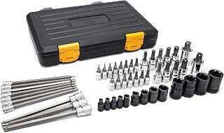 GEARWRENCH 49 Piece 1/4", 3/8", 1/2" Drive Torx Bit Socket Master Set - 89087 Large (Pack of 6)