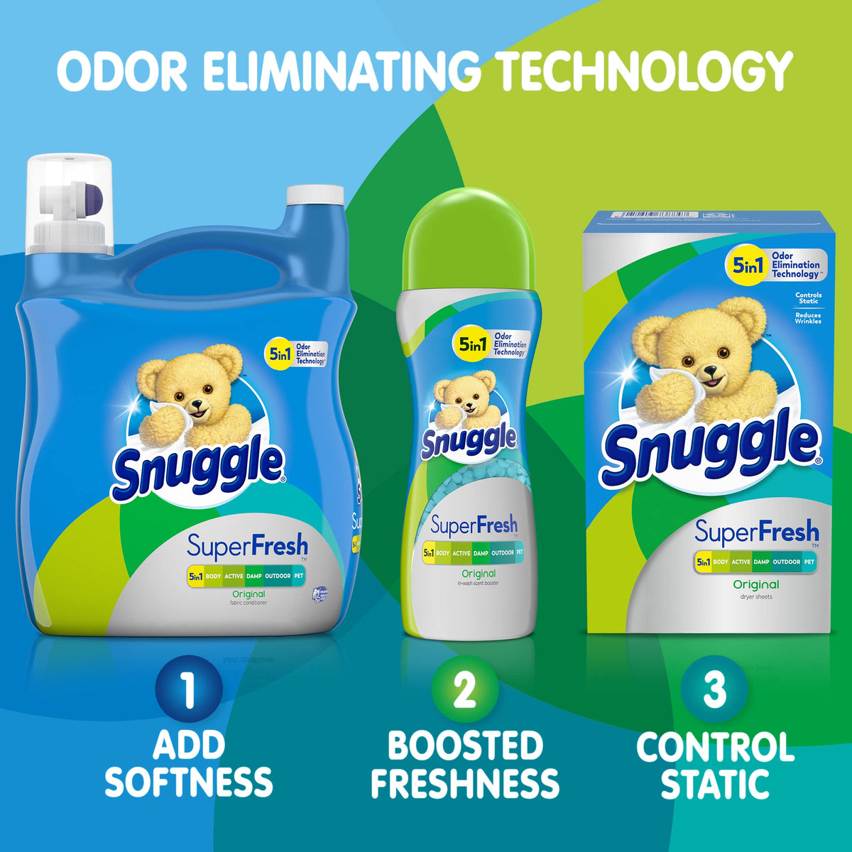 Snuggle Azul sparkle / 200 Count (Pack of 6) / Morning Breeze Dryer Sheets