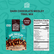 Second Nature Dark Chocolate / 4.5 Ounce (Pack of 12) / 12 Snack & Trail Mixes