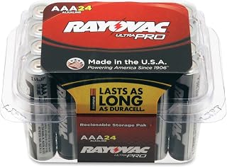 Rayovac Spectrum Brands RAYALAAA24F ALAAA-24F Mercury Free Alkaline Batteries, AAA 24 Pk