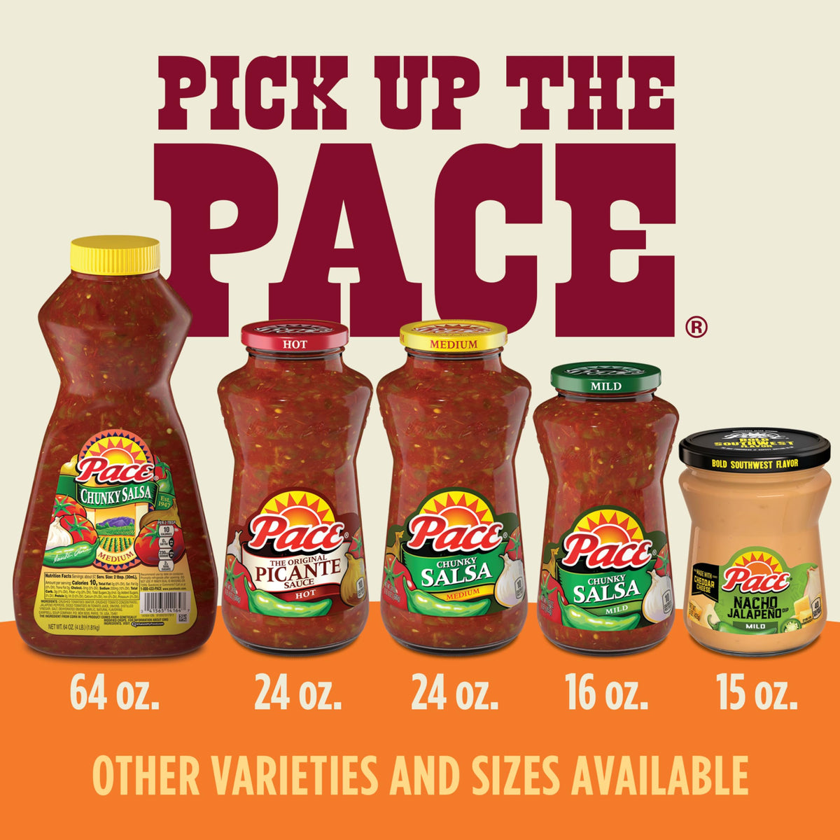 Chunky Medium Salsa by Pace – 38 Ounce (Pack of 1)