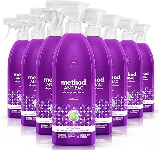 Method All-Purpose Cleaner Spray, Wildflower, 28 fl oz, 8 Pack