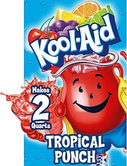 Kool-Aid Powdered Mix, Unsweetened Tropical Punch, 0.16 oz Packet