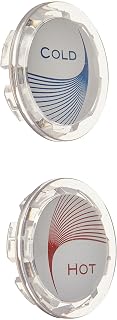 Pfister 9417830 Hot/Cold Button G135 Kitchen Faucet, Red/Blue