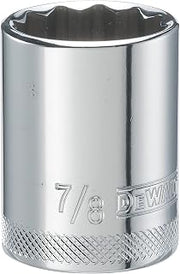 DEWALT DWMT74592OSP 12 Point 1/2" Drive Socket 7/8" SAE