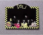 Dial Tag with Deli Graphic Plastic - 3" H x 4" L