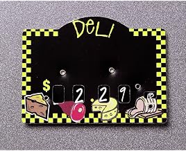 Dial Tag with Deli Graphic Plastic - 3" H x 4" L