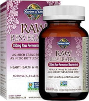 Garden of Life Raw Resveratrol with Probiotics, Antioxidant Support, 60ct