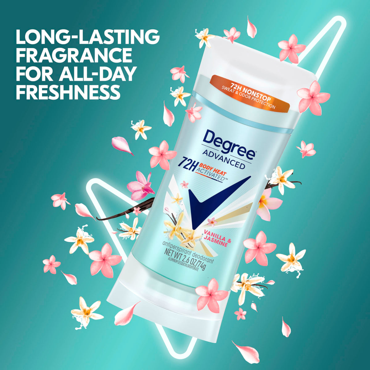 Degree 2.6 Ounce (Pack of 2) / Vanilla / 2 Antiperspirant Deodorant