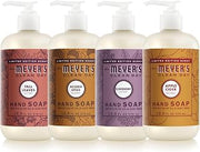 Mrs. MEYER'S CLEAN DAY Liquid Hand Soap Set | Moisturizing Liquid Hand Soap, Softens and Cleans Hands, Includes Acorn Spice, Fall Leaves, Apple Cider and Elderberry