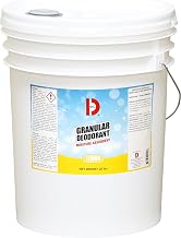 Big D 151 Granular Deodorant Moisture Absorbent, Lemon Fragrance, 25 lb Container - Absorbs Accidental Spills for Easy Clean-up - Ideal for use in Garbage dumpsters, Trash cans, kennels