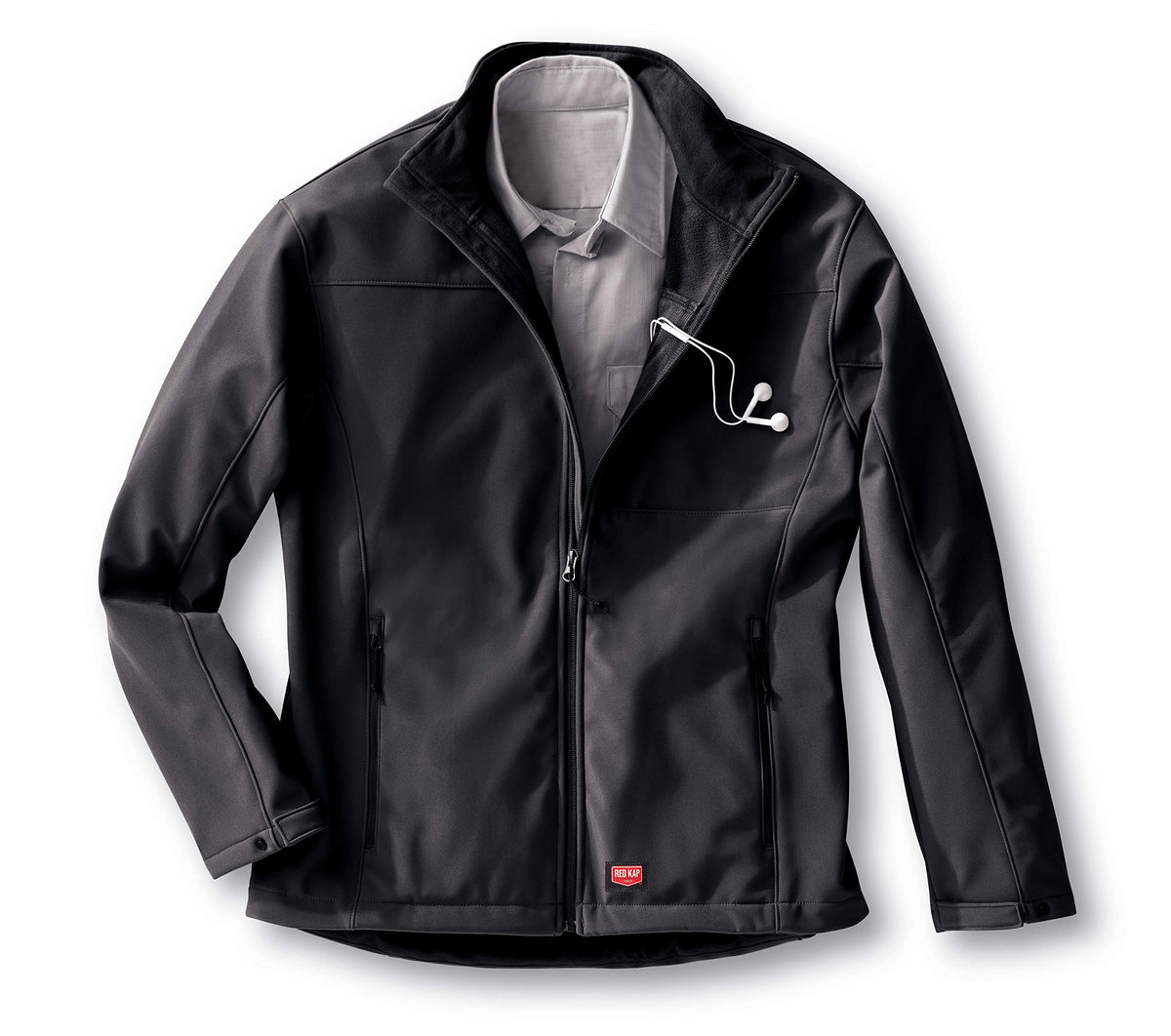 Red Kap 3X-Large / Black / Deluxe Soft Shell Jacket Shells