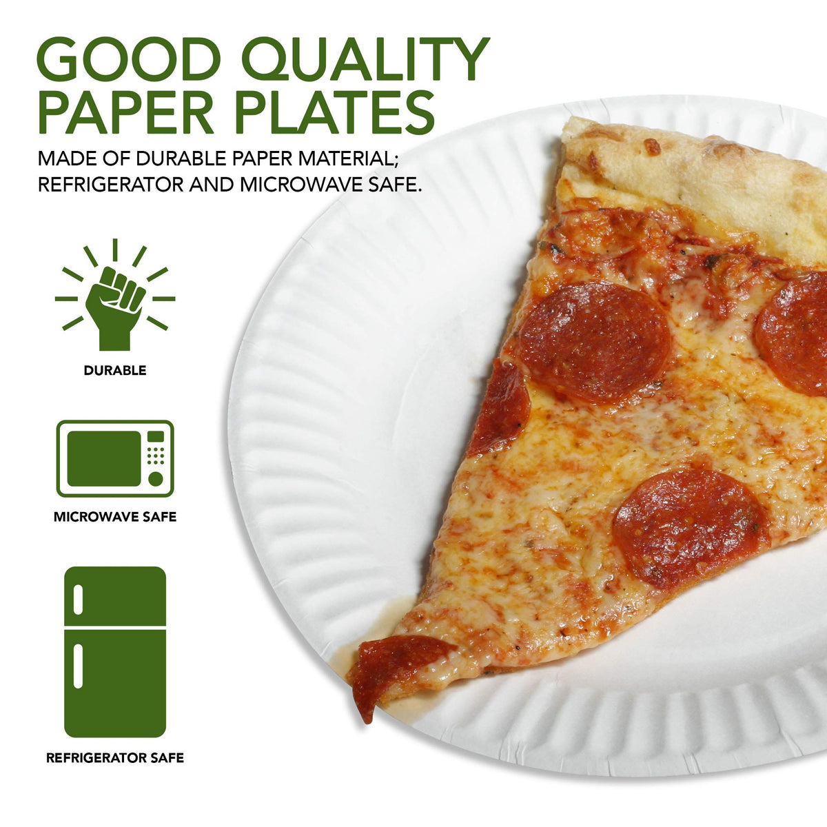 Stock Your Home 2000 Count / White / Casual Plates