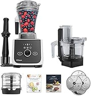 Vitamix Ascent X4 Gourmet SmartPrep Kitchen System, White | Professional-Grade Blender for Smoothies, and More, Pulse, Variable Speed, Self-Cleaning Program,12-Cup Food Processor