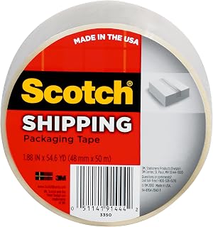 Scotch Shipping Packaging Tape, 1.88" x 54.6 yd, 1 Roll (3350)