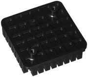 Easy Chopper 2 3/8" Pusher Block by Nemco – 0", Acetal, Black, Model 56418