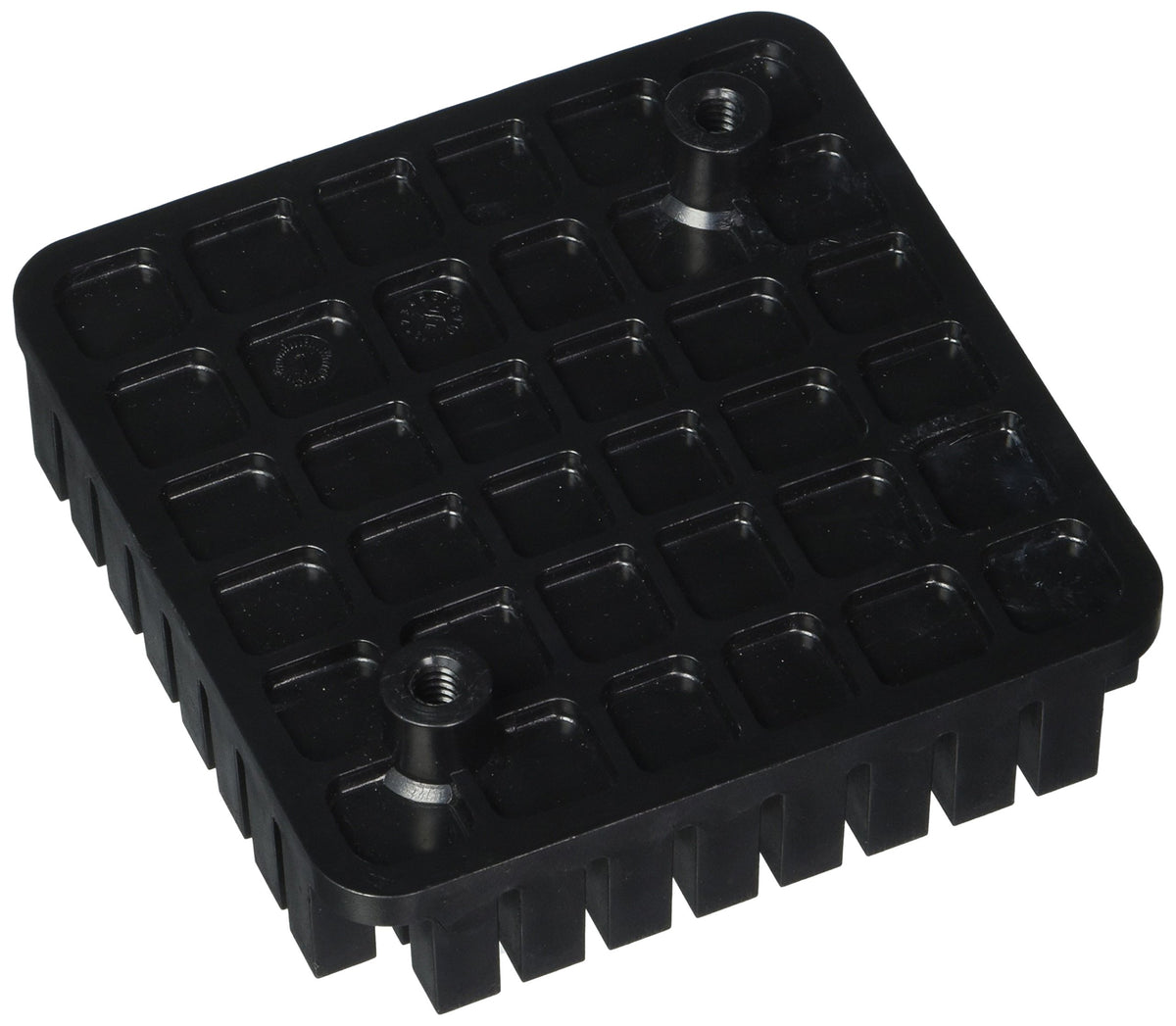 Easy Chopper 2 3/8" Pusher Block by Nemco – 0", Acetal, Black, Model 56418