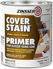 Zinsser Cover-Stain Stain-Blocking Primer, Quart | Quart primer-sealer. Blocks stains & seals surfaces with superior adhesion for interior/exterior wood, drywall & metal.
