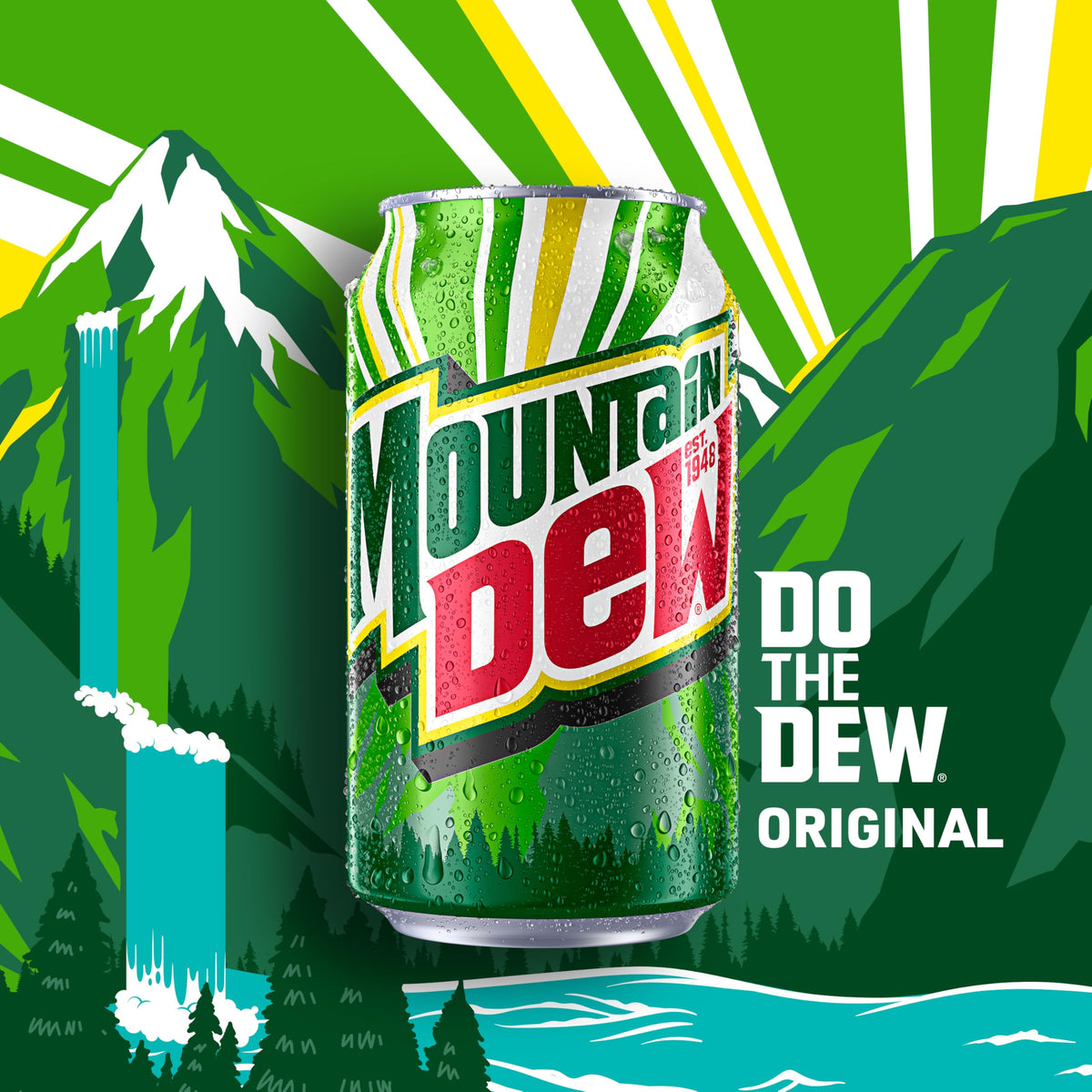 Soda, 12 Fl Oz Cans (Pack of 12) by Mountain Dew – 12 Fl Oz (Pack of 12), Clear, Pack of 12, Model 83776
