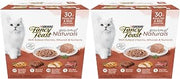 Fancy Feast Purina Wet Cat Food Variety Pack Gourmet Naturals Poultry and Beef Collection - 3 oz. Cans,(Pack of 60)