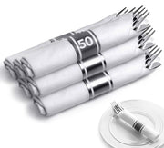 Stock Your Home 50 Count / Silver / Formal Spoons