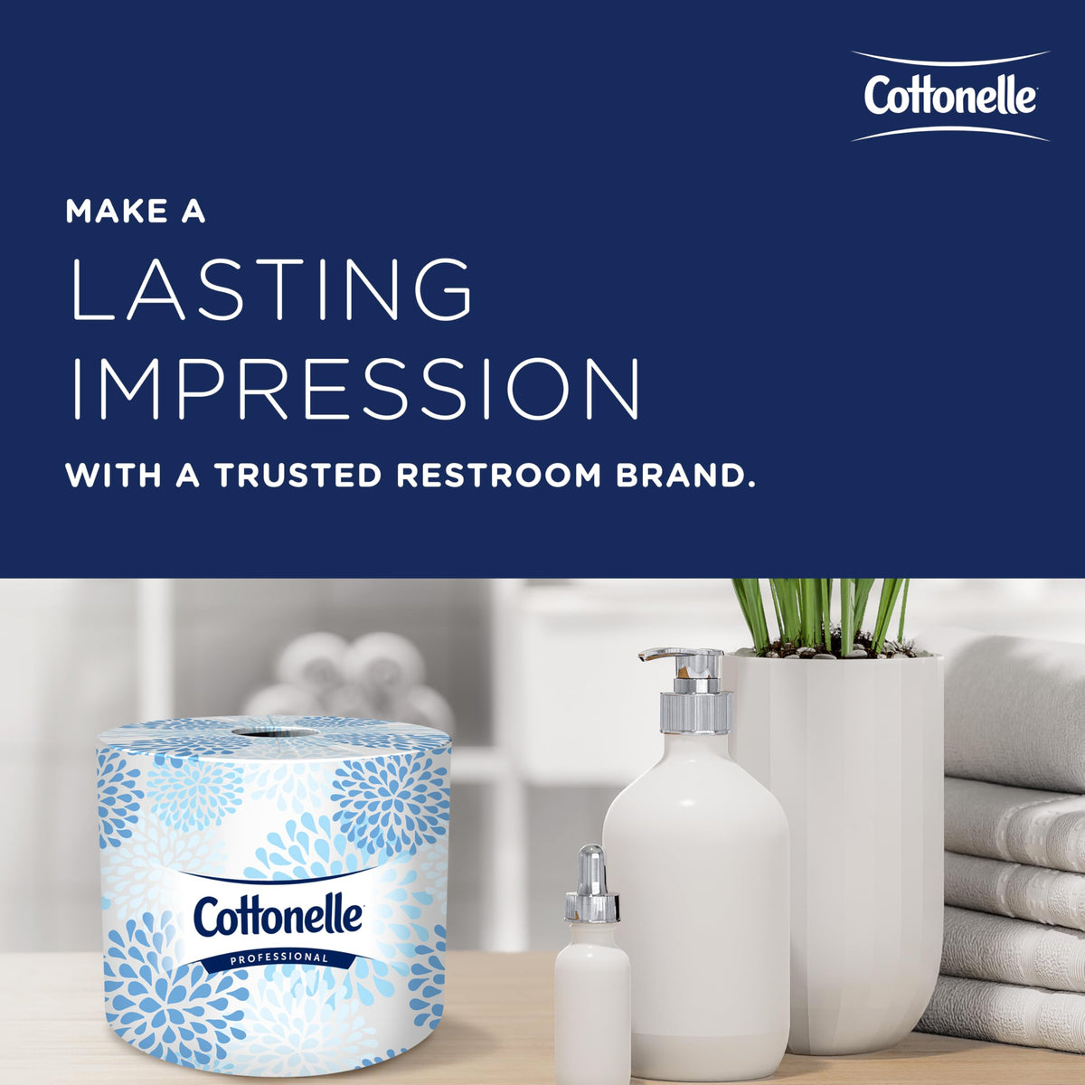 Cottonelle Professional 20 Rolls (451 Sheets each) / White / Standard Roll Toilet Paper Paper & Plastic