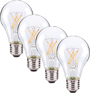 Satco S21713 7.5 watt; A19 LED; Clear; 2700K; Medium Base; 120 Volts; 48 Bulbs