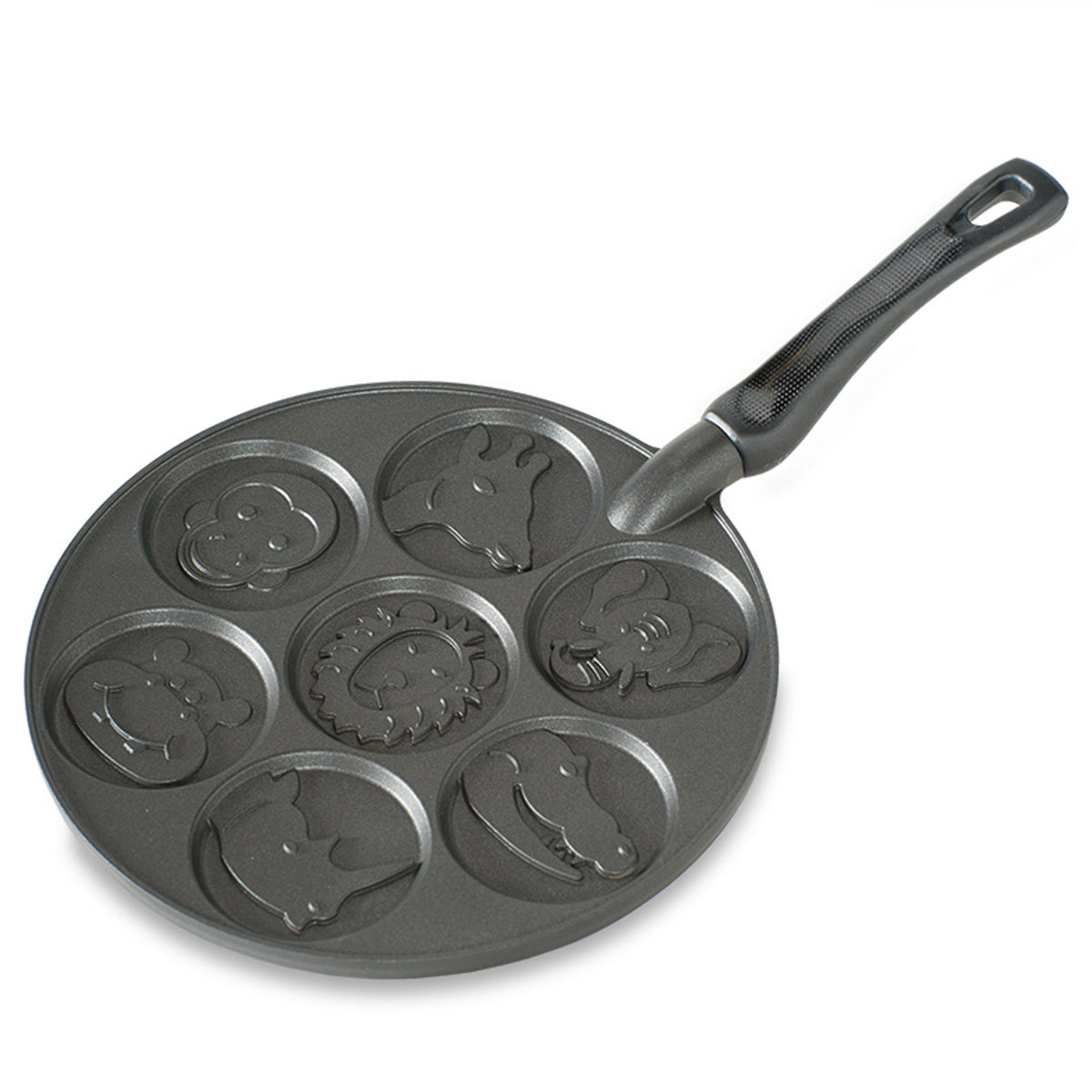 Nordic Ware Black / Zoo Friends Pancake / 17.5x10.5x2.1 Specialty & Novelty Cake Pans