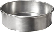 American METALCRAFT, Inc. American Metalcraft 3810 Aluminum Cake Pan, Silver, 10-Inch Diameter