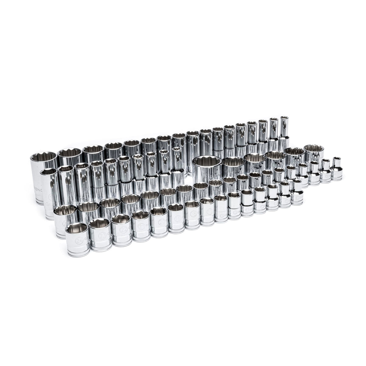 GEARWRENCH 1/2" Chrome Sockets / One Size / Orange, Black, Silver Multitools