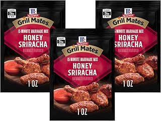 McCormick Grill Mates Honey Sriracha Marinade Mix, 1 oz (Pack of 3)