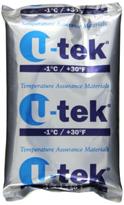 U-tek Phase Change Material Gel by Thermosafe – 6" L x 4" W x 0.75" H, Gel, Pack of 36