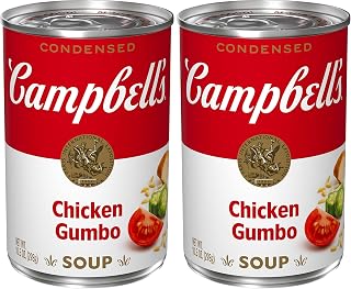 Campbell's Condensed Chicken Gumbo Soup, 10.5 Ounce Can (Pack of 2)