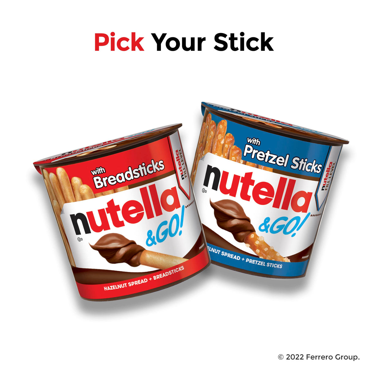 & GO! Hazelnut And Cocoa Spread With s by Nutella – 1.8 Ounce (Pack of 3), Pack of 3, Model 009800800056