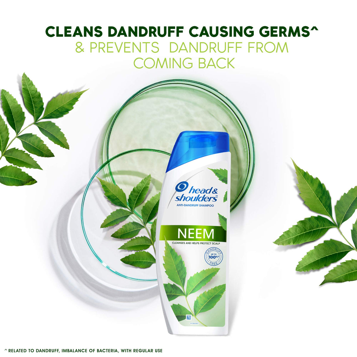 Neem, Anti Dandruff Shampoo, 340 ml by Head & Shoulders – 11.49 Fl Oz (Pack of 1), Model 82316898