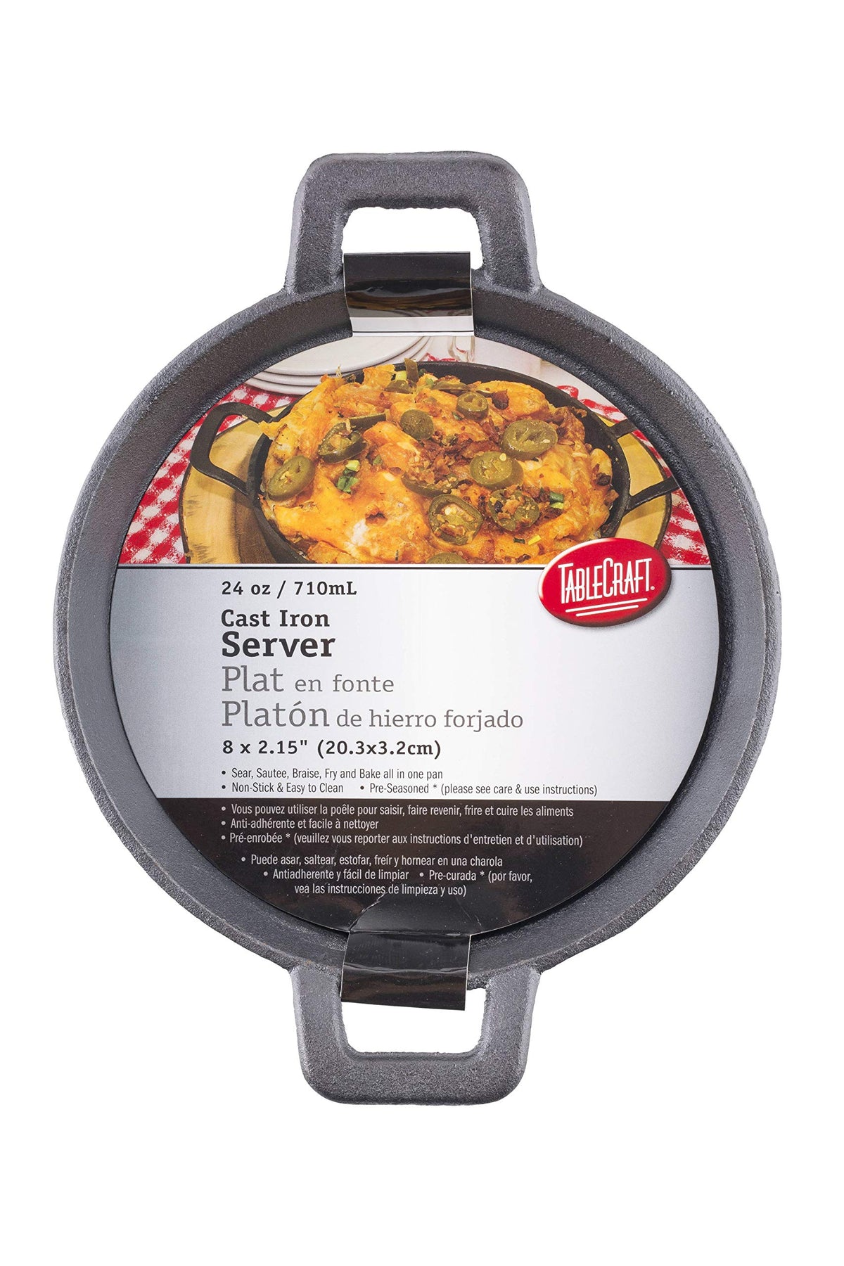 Fajita Platter by Tablecraft – Large, 710.0 milliliters, Iron, Model CW30152