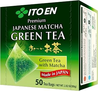 ITO EN Premium Japanese Matcha Green Tea Bags, Made in Japan, 50 Count | Premium Japanese Tea