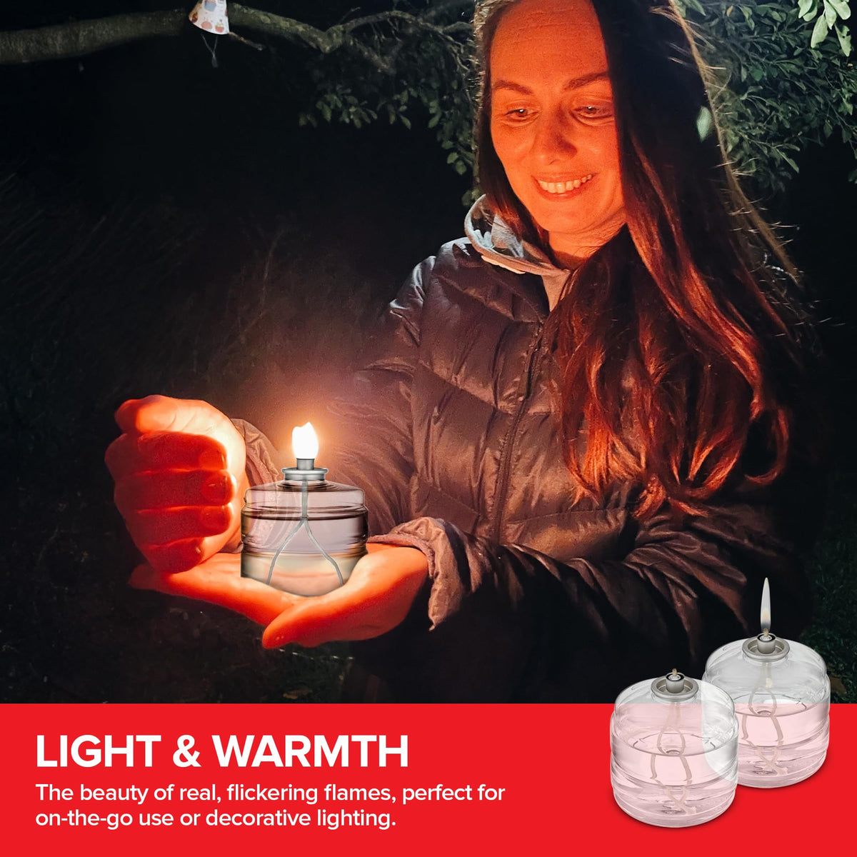 Stock Your Home 8 / 4x3 ¼” / Clear Candles