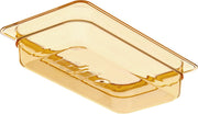 Carlisle FoodService Products 1/3 size / Amber / 2.5" Deep Storage & Transport