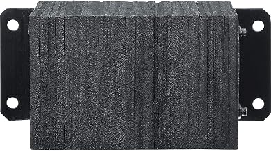 Global Industrial Rubber Dock Bumper, 18"W x 4.5"D x 10"H