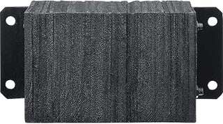 Global Industrial Rubber Dock Bumper, 18"W x 4.5"D x 10"H
