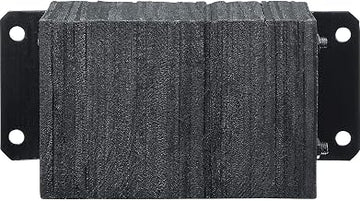 Global Industrial Rubber Dock Bumper, 18"W x 4.5"D x 10"H
