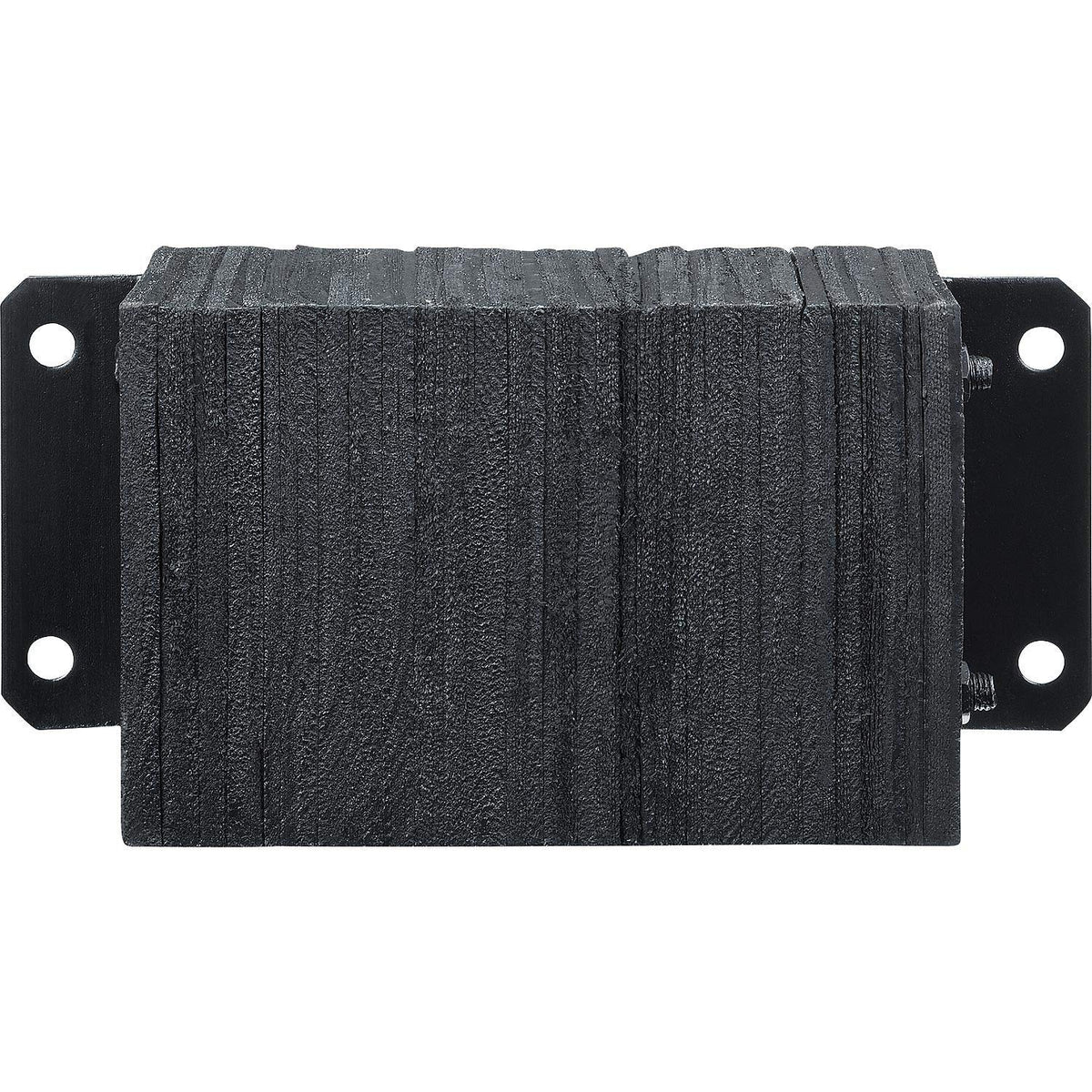 Rubber Dock Bumper by Global Industrial – 4.5"L x 20"W x 12"H, Rubber, Black, Model 988027