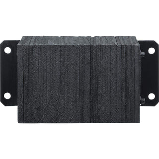 Rubber Dock Bumper by Global Industrial – 4.5"L x 20"W x 12"H, Rubber, Black, Model 988027