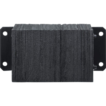 Rubber Dock Bumper by Global Industrial – 4.5"L x 20"W x 12"H, Rubber, Black, Model 988027